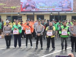 Polres Tegal Gelar Apel Harkamtibmas Bersama Komunitas Ojek Online, Wujudkan Sinergi Jaga Kamtibmas